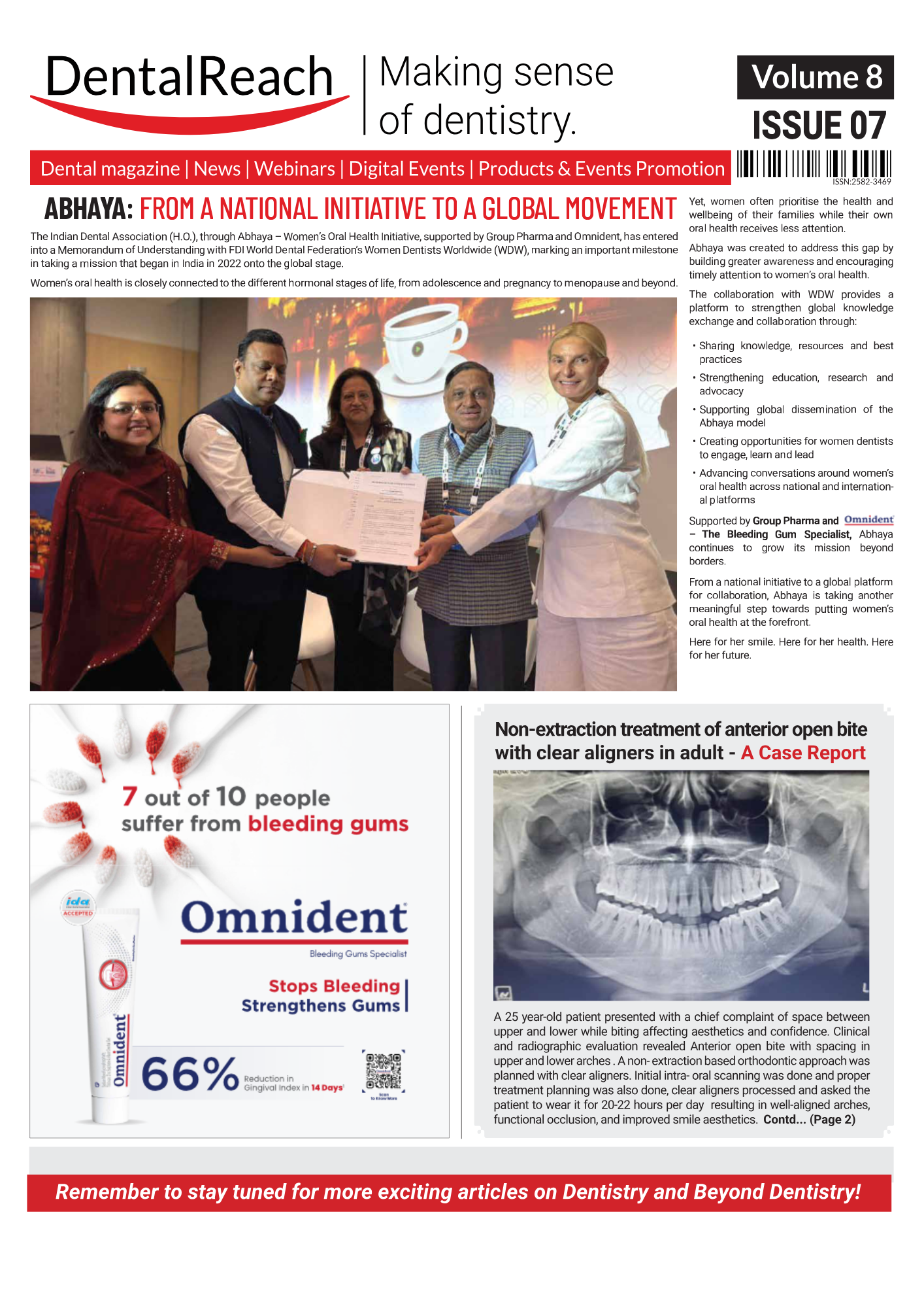Cover of Abhaya - From a National Initiative to Global a Moment